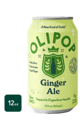 OLIPOP Prebiotic Soda, Ginger Ale, 12 fl oz, Pantry Packs