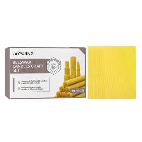 Beeswax Tablets Handmade Diy Christmas Atmosphere Creative Honeycomb Candles Pure Beeswax Roll Wax Tablets Raw Materials (Option: 3pcs)